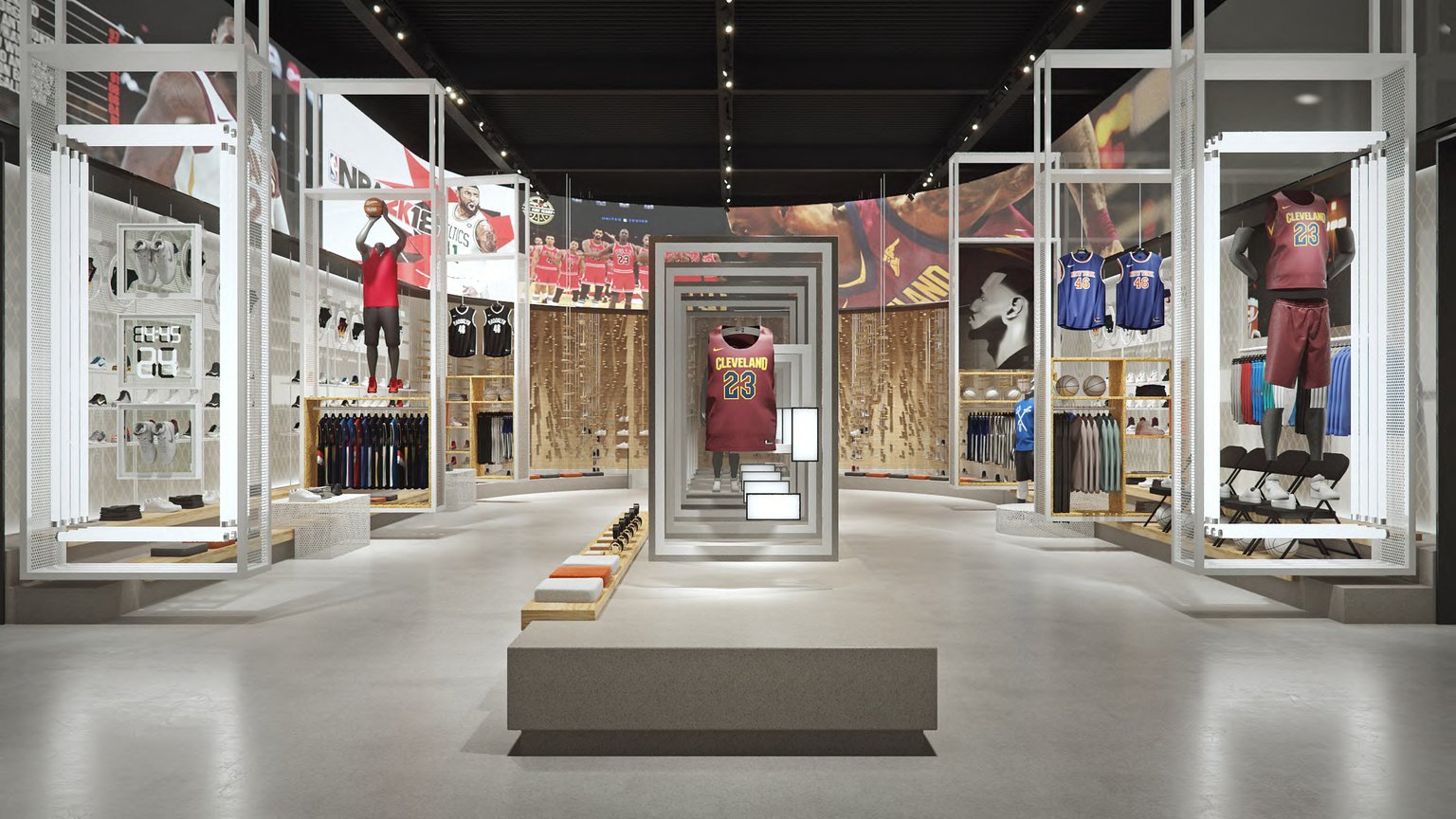 Brand-led retail store interior